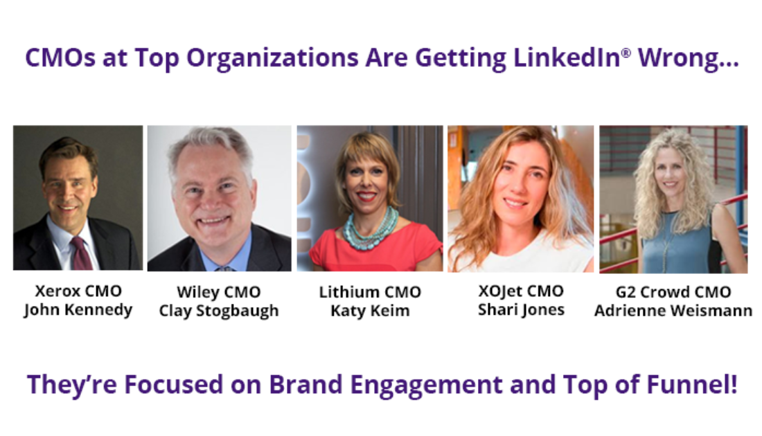 CMOs fail to go beyond brand awareness on LinkedIn and prove a clear social media ROI image