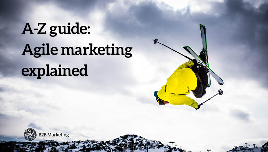 Agile marketing glossary header image