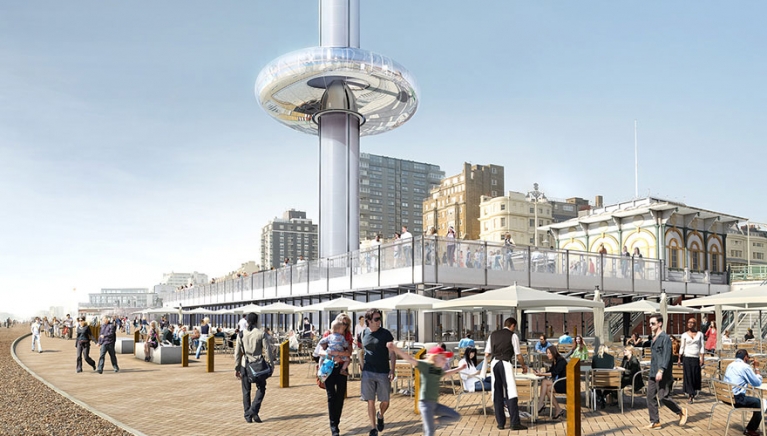British Airways sponsors Brighton’s i360 observation tower