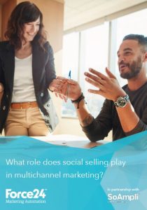 What role does social selling play in multichannel marketing