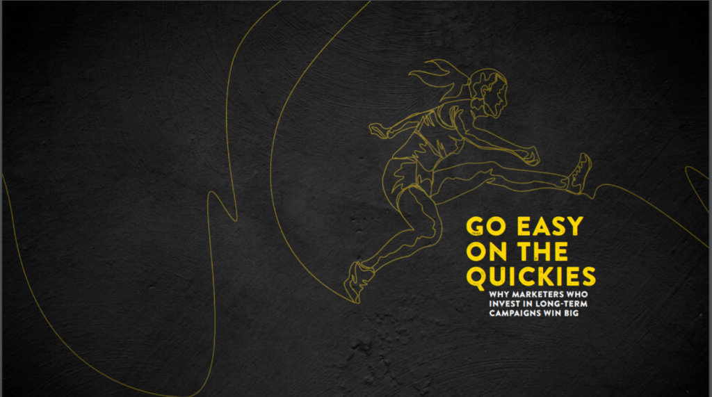 Go easy on the quickies