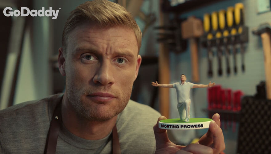 GoDaddy launches SME-targeted campaign headed by Freddie Flintoff image
