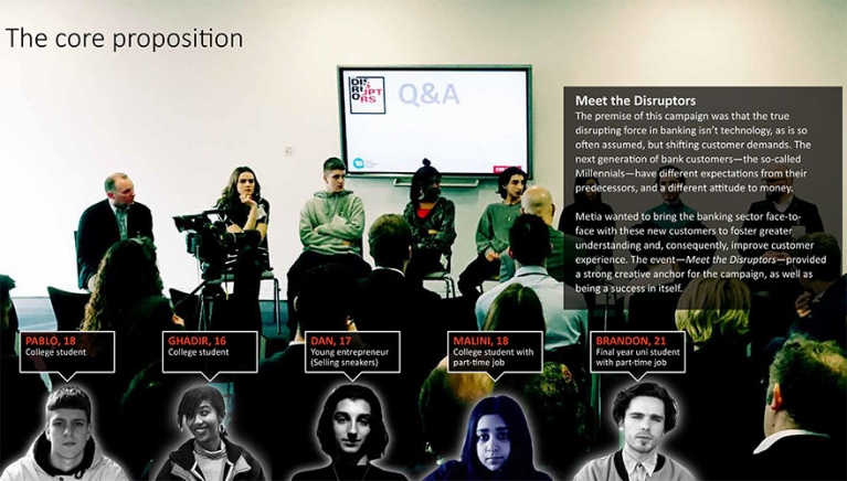 Oracle Meet the disruptors campaign