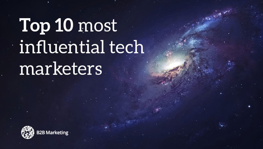 Top 10 most influential technology marketers image