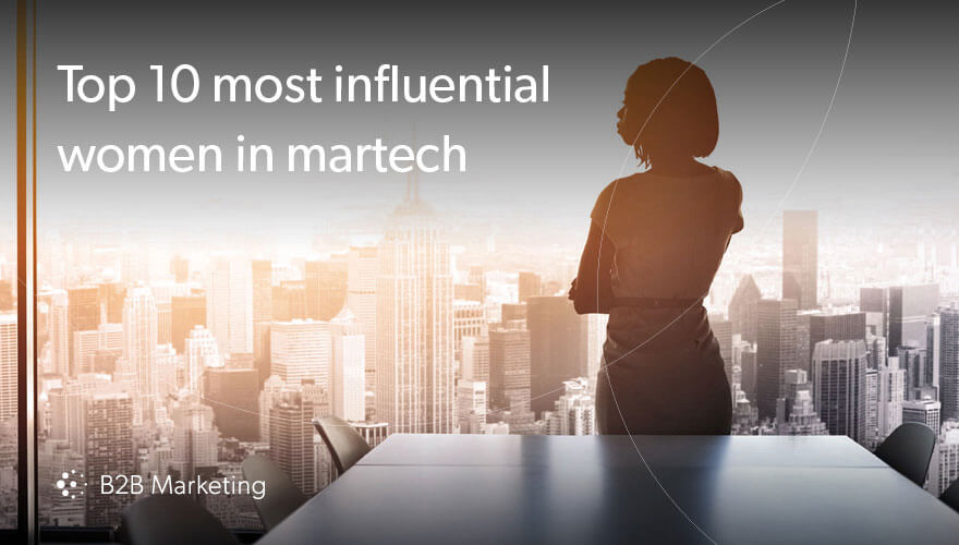 Top 10 most influential women in martech image